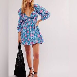 Free People Sacha Mini Dress - Size XL - NWT